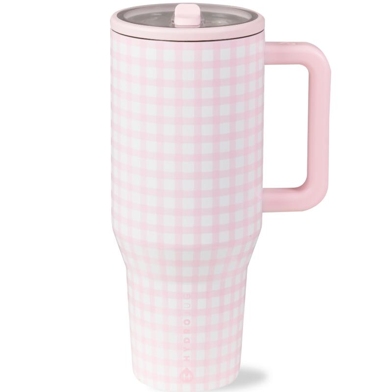 HydroJug Traveler | Leak-Proof Insulated Tumbler with Flip Straw & Cup Holder Fit Flasks Lid