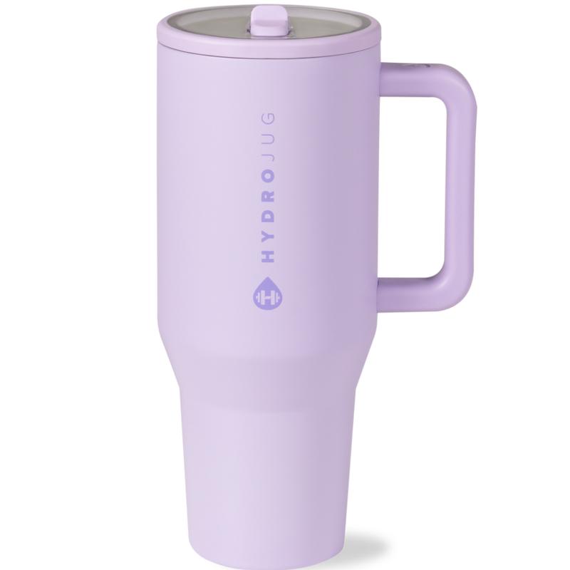 HydroJug Traveler | Leak-Proof Insulated Tumbler with Flip Straw & Cup Holder Fit Flasks Lid