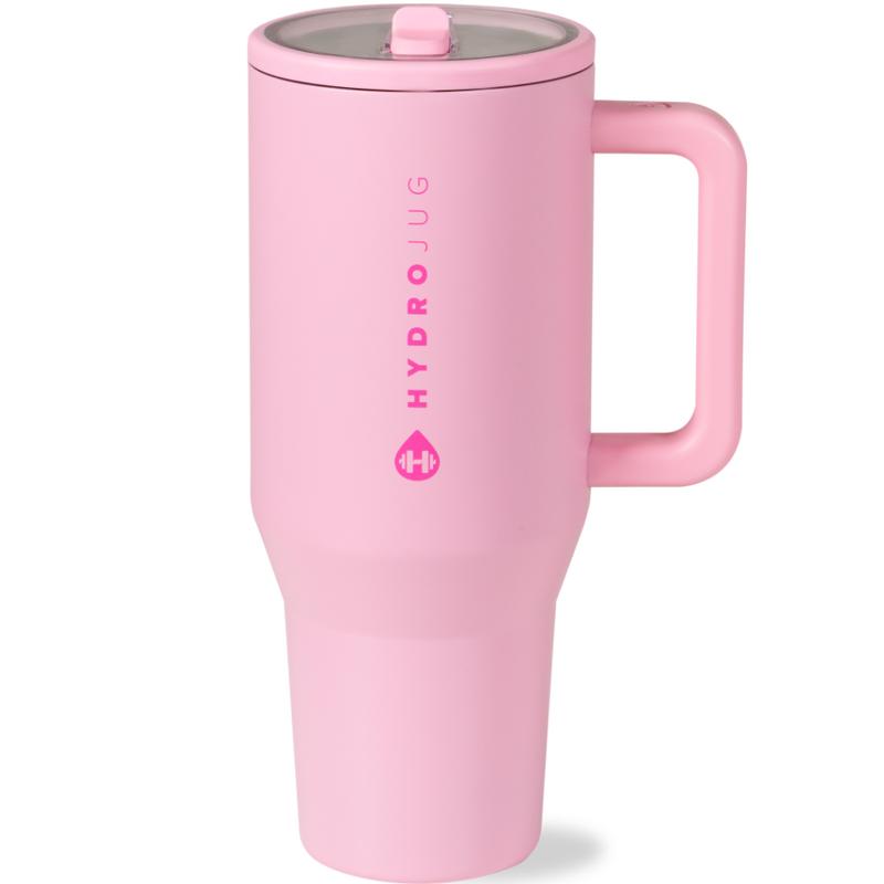 HydroJug Traveler | Leak-Proof Insulated Tumbler with Flip Straw & Cup Holder Fit Flasks Lid