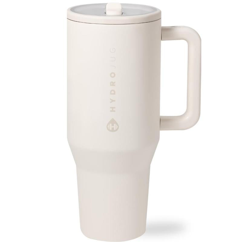 HydroJug Traveler | Leak-Proof Insulated Tumbler with Flip Straw & Cup Holder Fit Flasks Lid